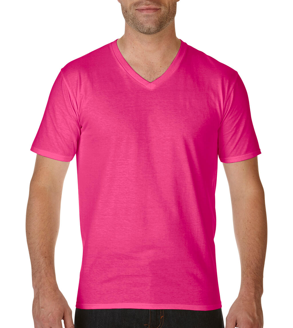 Premium Cotton Adult V-Neck T-Shirt